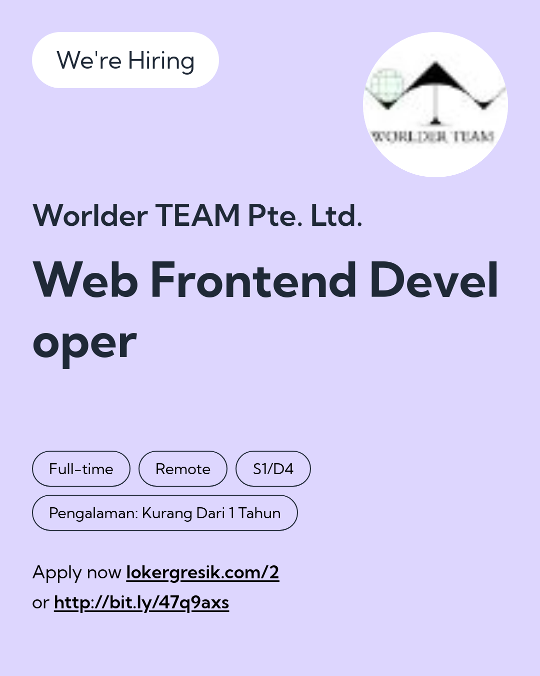 Logo Worlder TEAM Pte. Ltd.